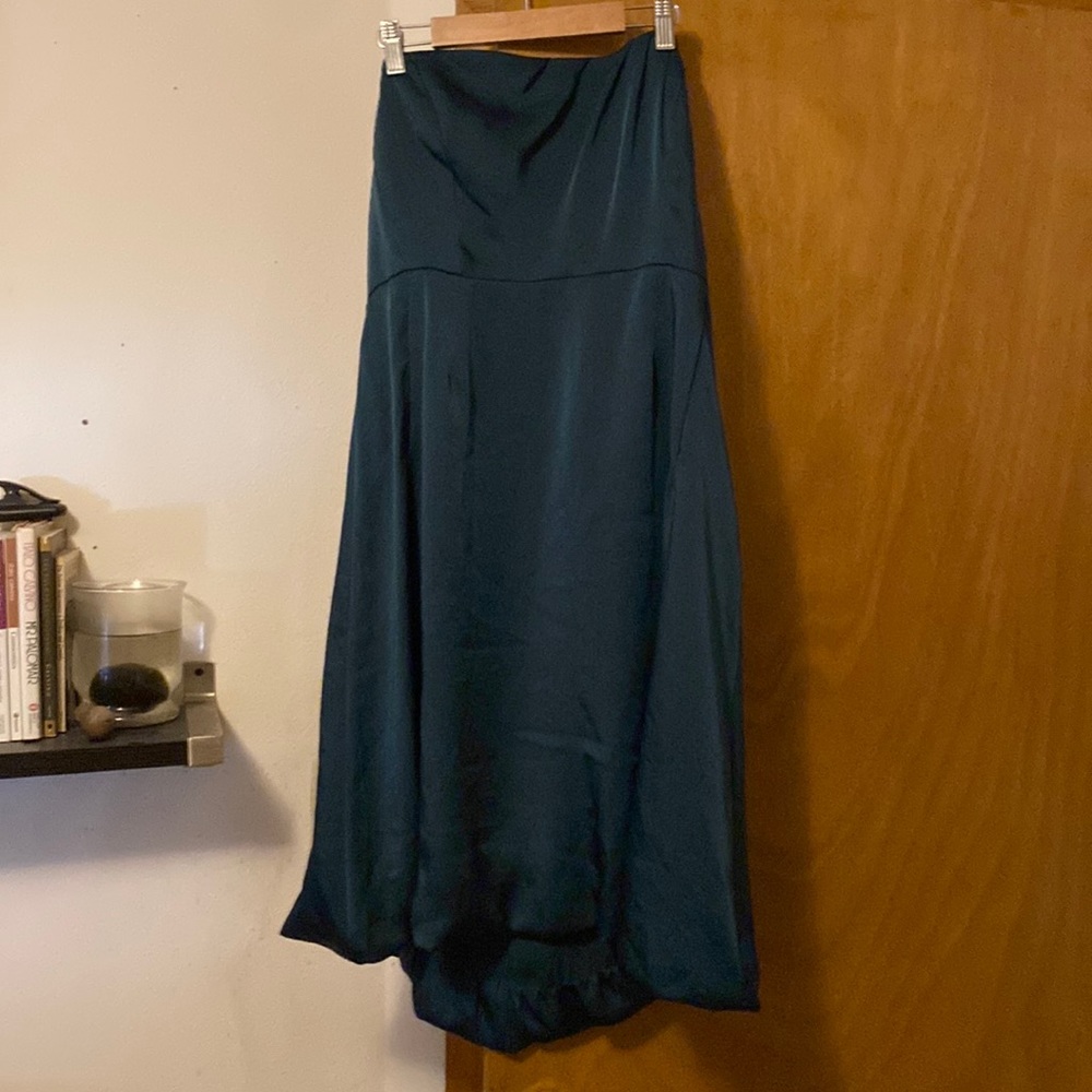 Banana Republic Strapless Green Night Out Dress